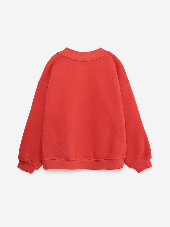 T226ET004 Circles Sweatshirt - RED