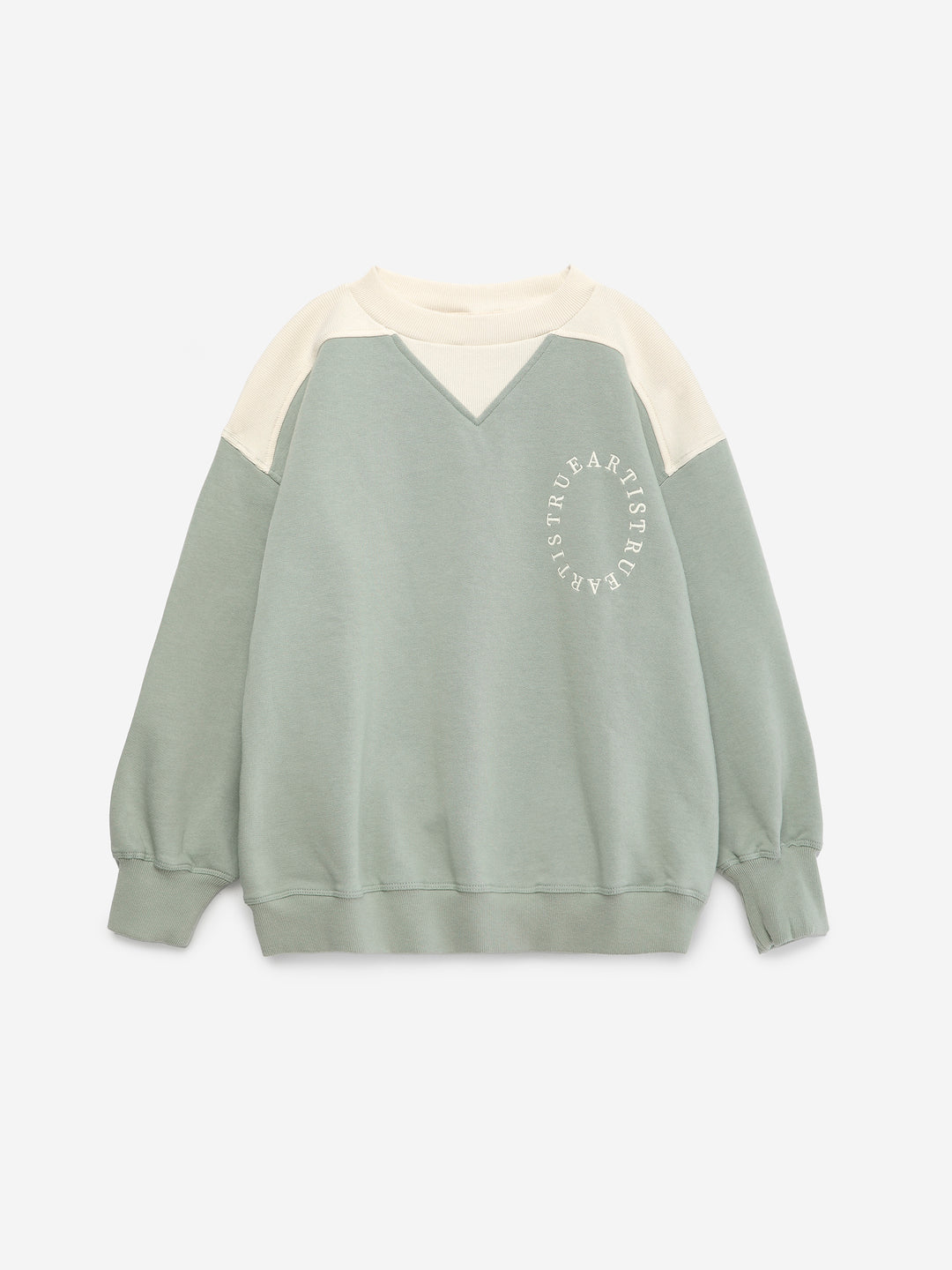 T226MA020 Sweatshirt N14 Blue Surf - JADE GREEN