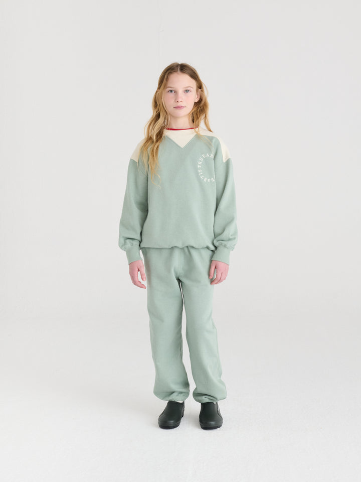 T226MA020 Sweatshirt N14 Blue Surf - JADE GREEN