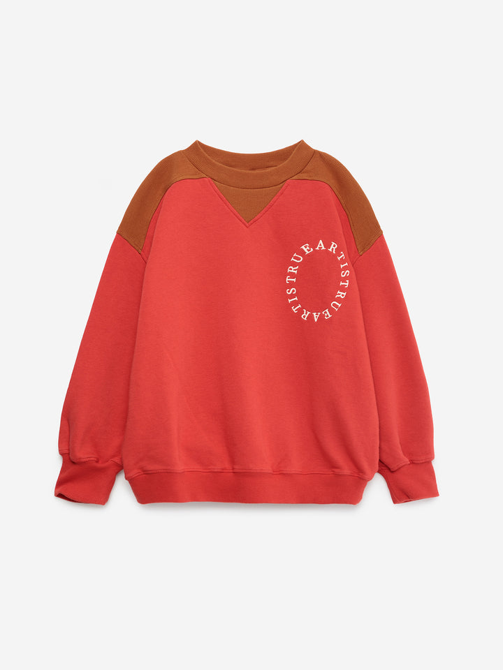 T226MA021 Sweatshirt N14 Deep Red - RED