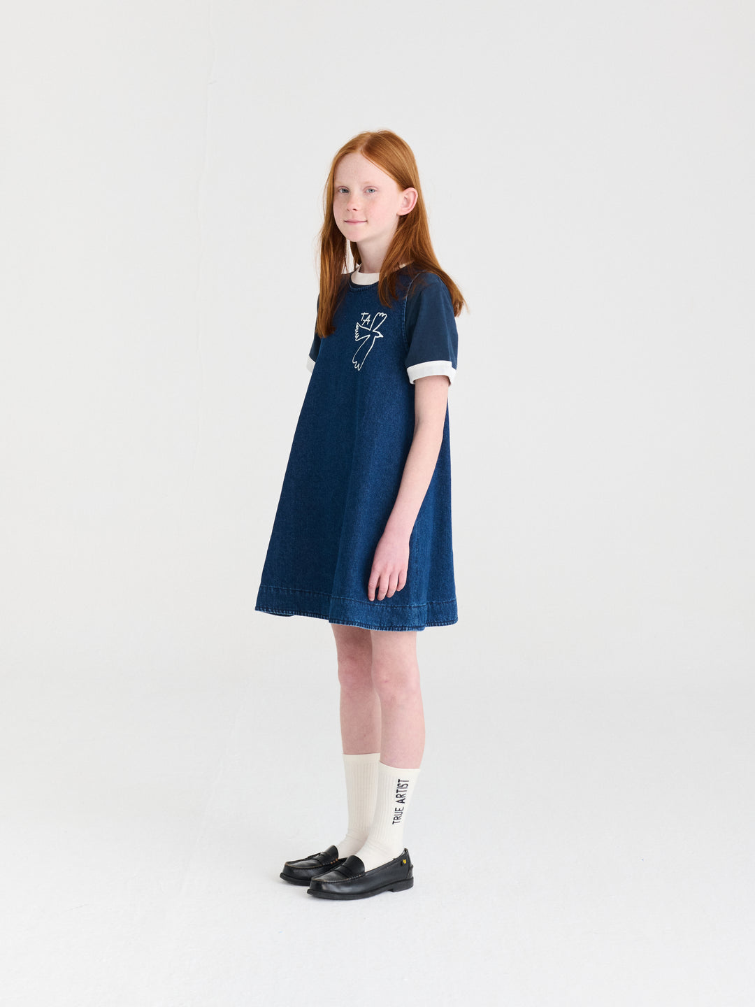 T226MA050 Dress N18 Night Denim - NAVY BLUE
