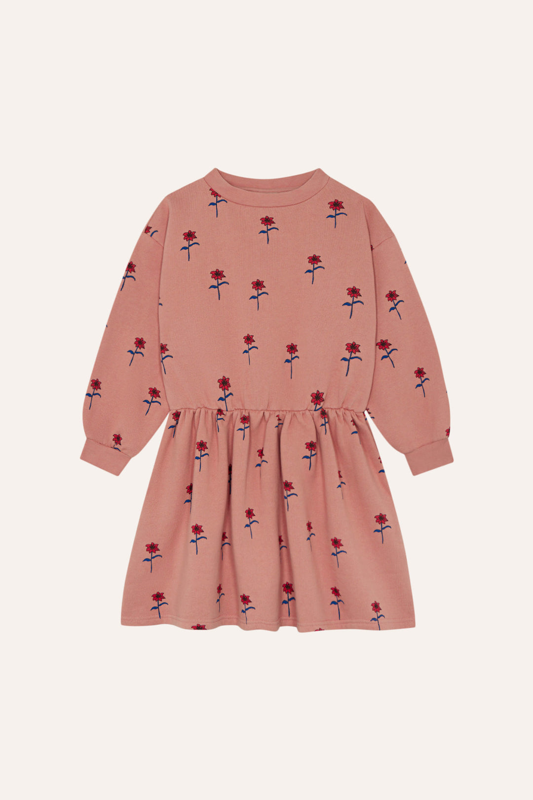 FLOWERS PINK DRESS-Pink