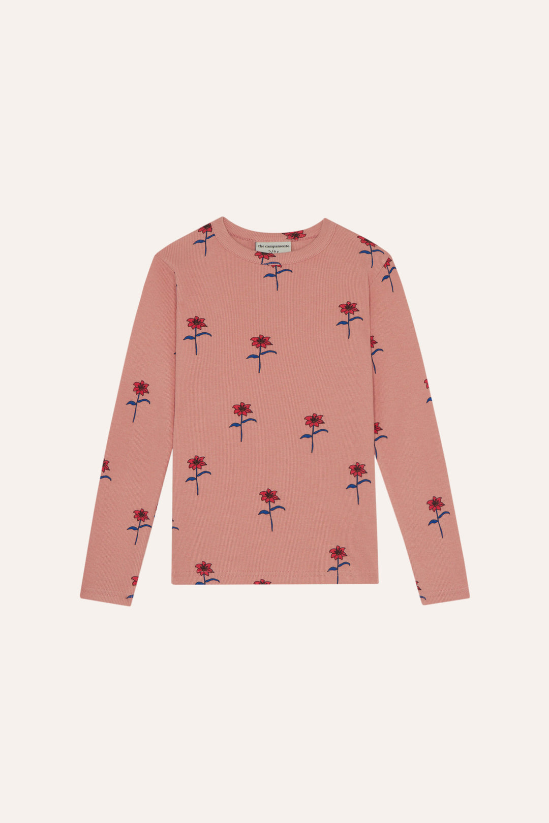 FLOWERS PINK TSHIRT-Pink