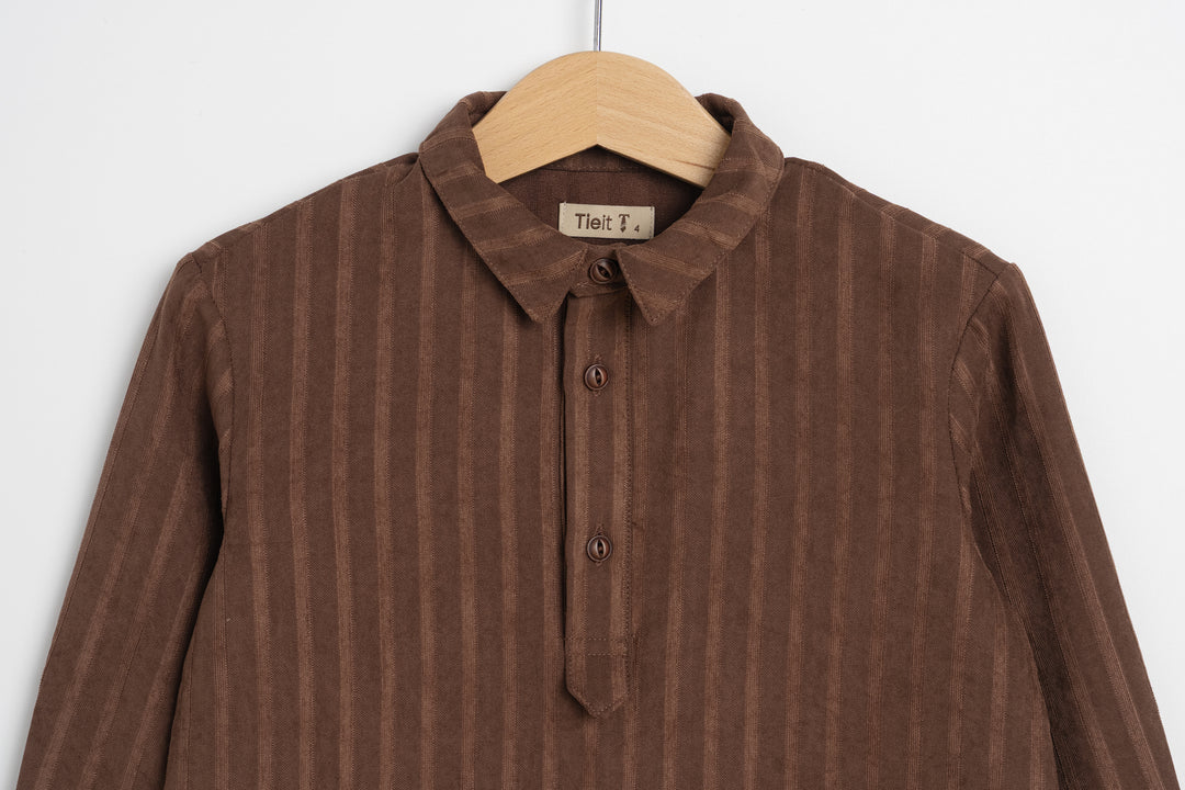 TIE26WBT03BR VELVET ST BROWN