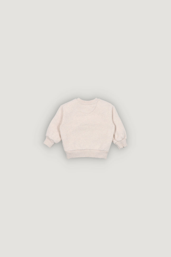 W26BSWEWM126 TNS Logo Baby Sweatshirt Whisper White Melange