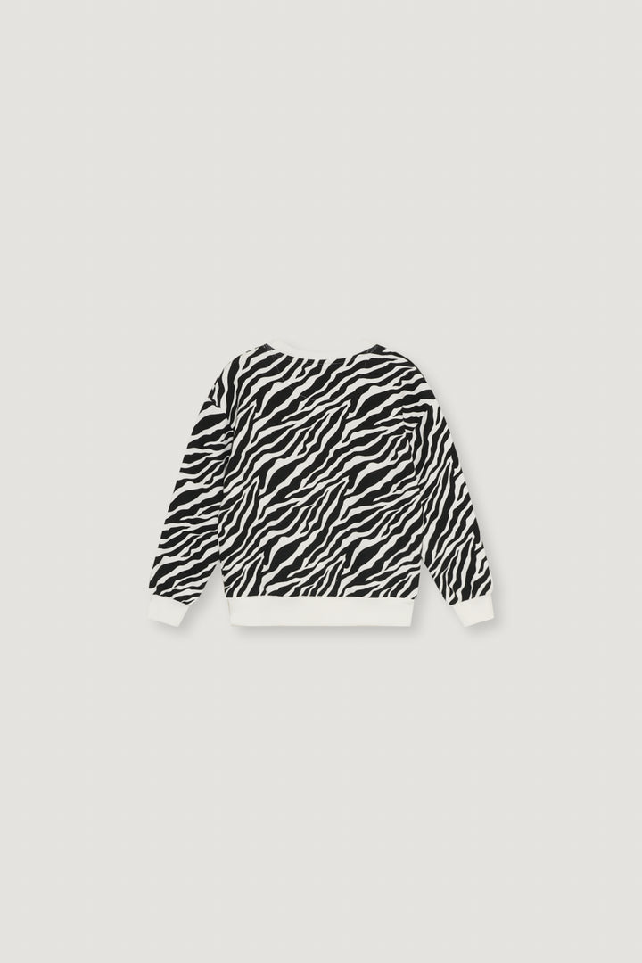 W26KSWEZ126 TNS Logo Sweatshirt Zebra Print