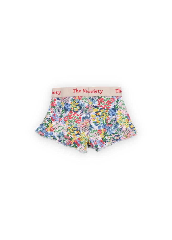 TNS Rib Baby Short -Verbena Print