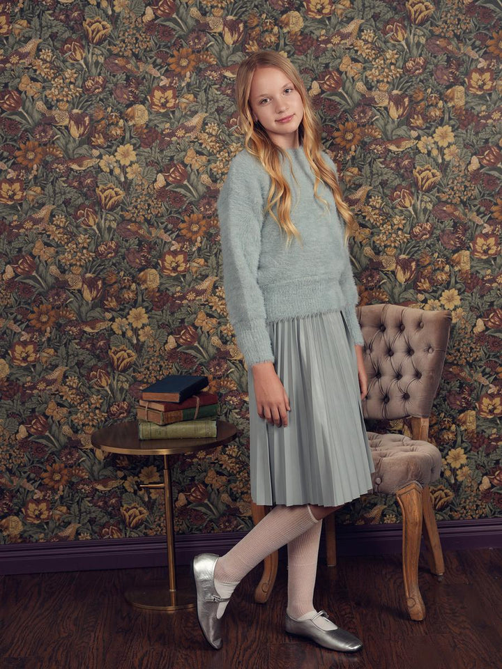 21-211E-Mohair Sweater-Powder Blue