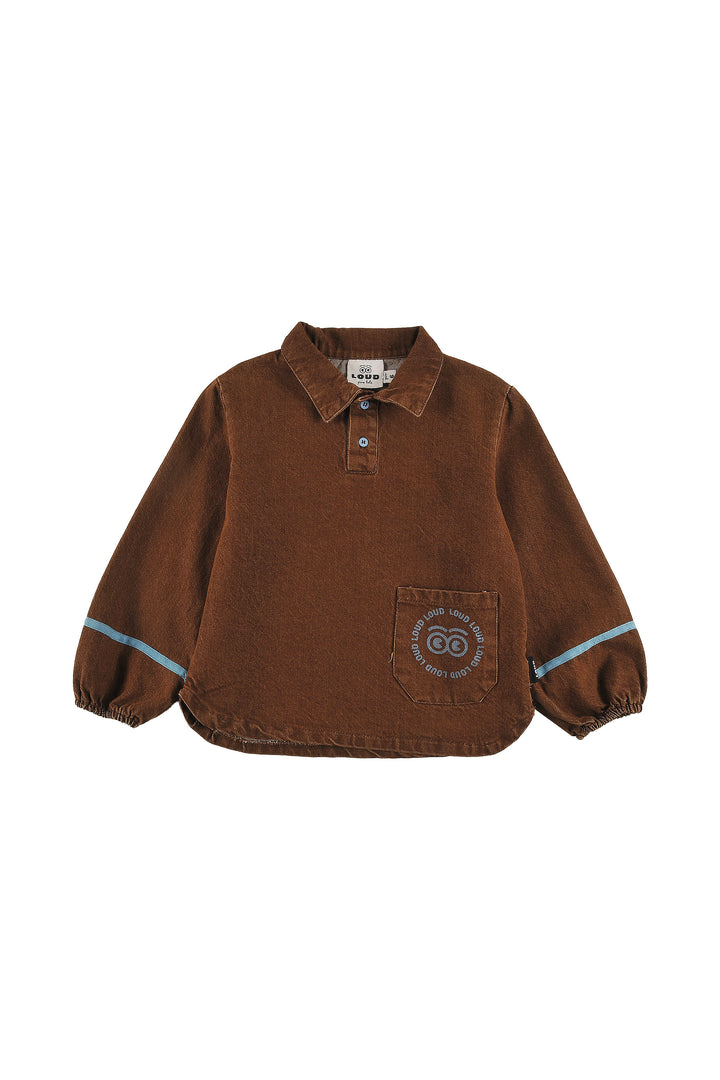 UDS01 TAIL SHIRT  - CHOCO