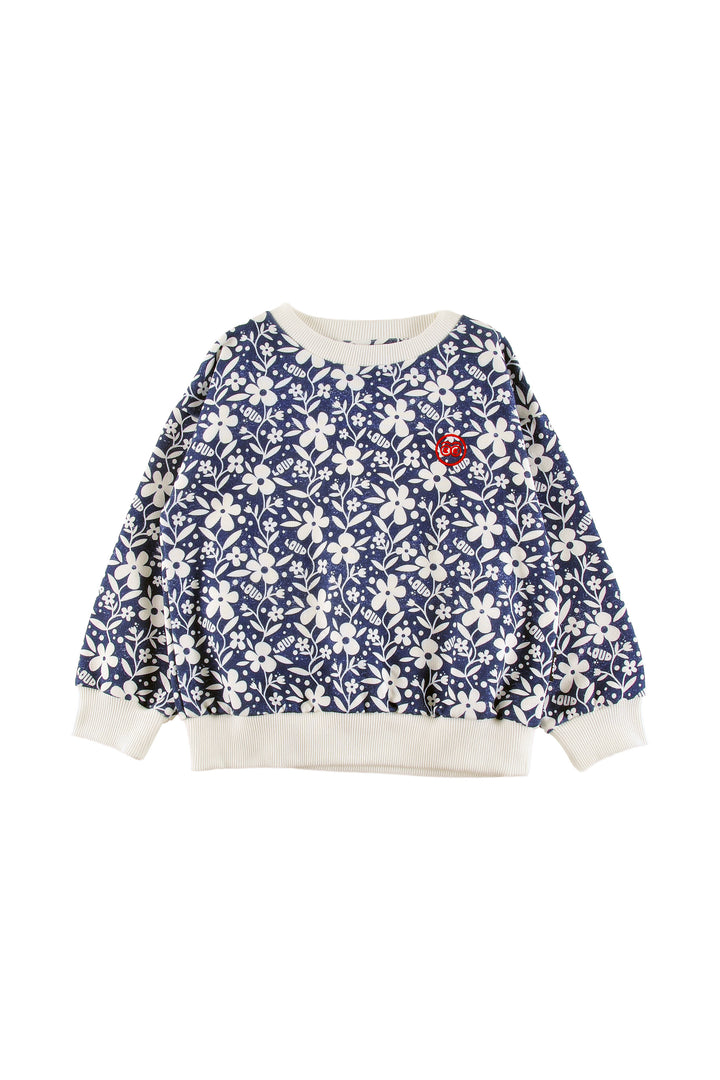 UJ01 CHALET SWEATER - FLOWER AOP