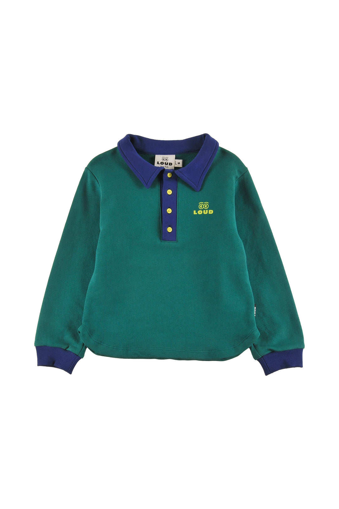 UJ05 COSY SWEATER - GREEN/NAVY