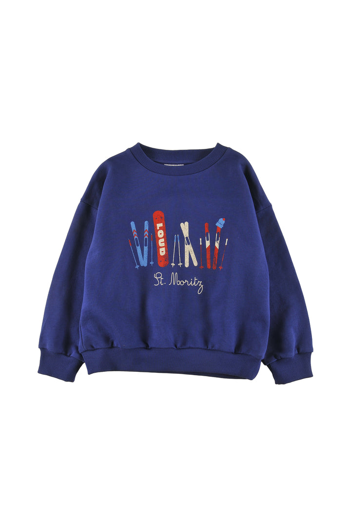 UJ07 ST. MOTITZ SWEATER - BLUE NAVY