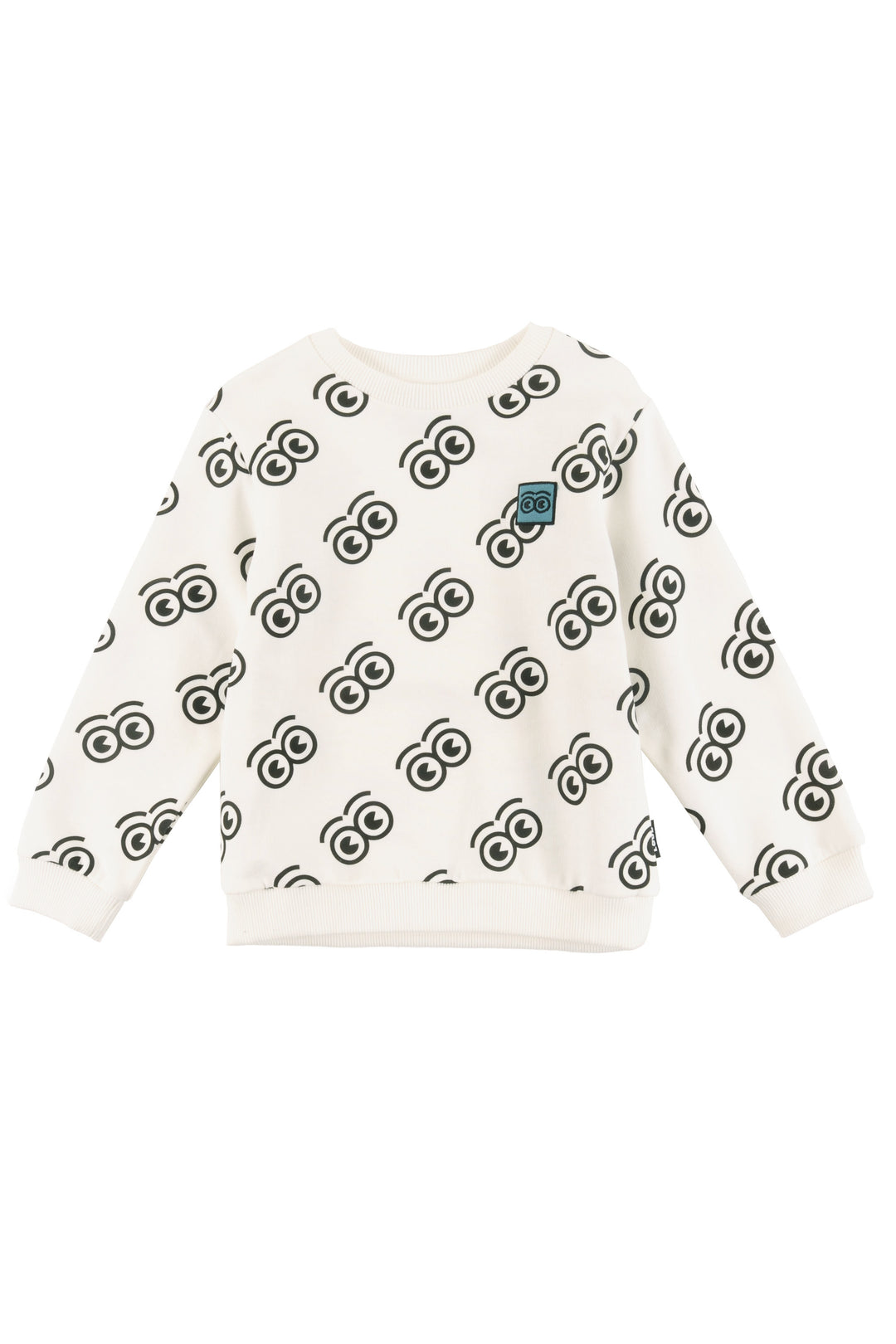 UJ07 TRIBE-Sweater regulatr fit-SAND/Anthracite AOP