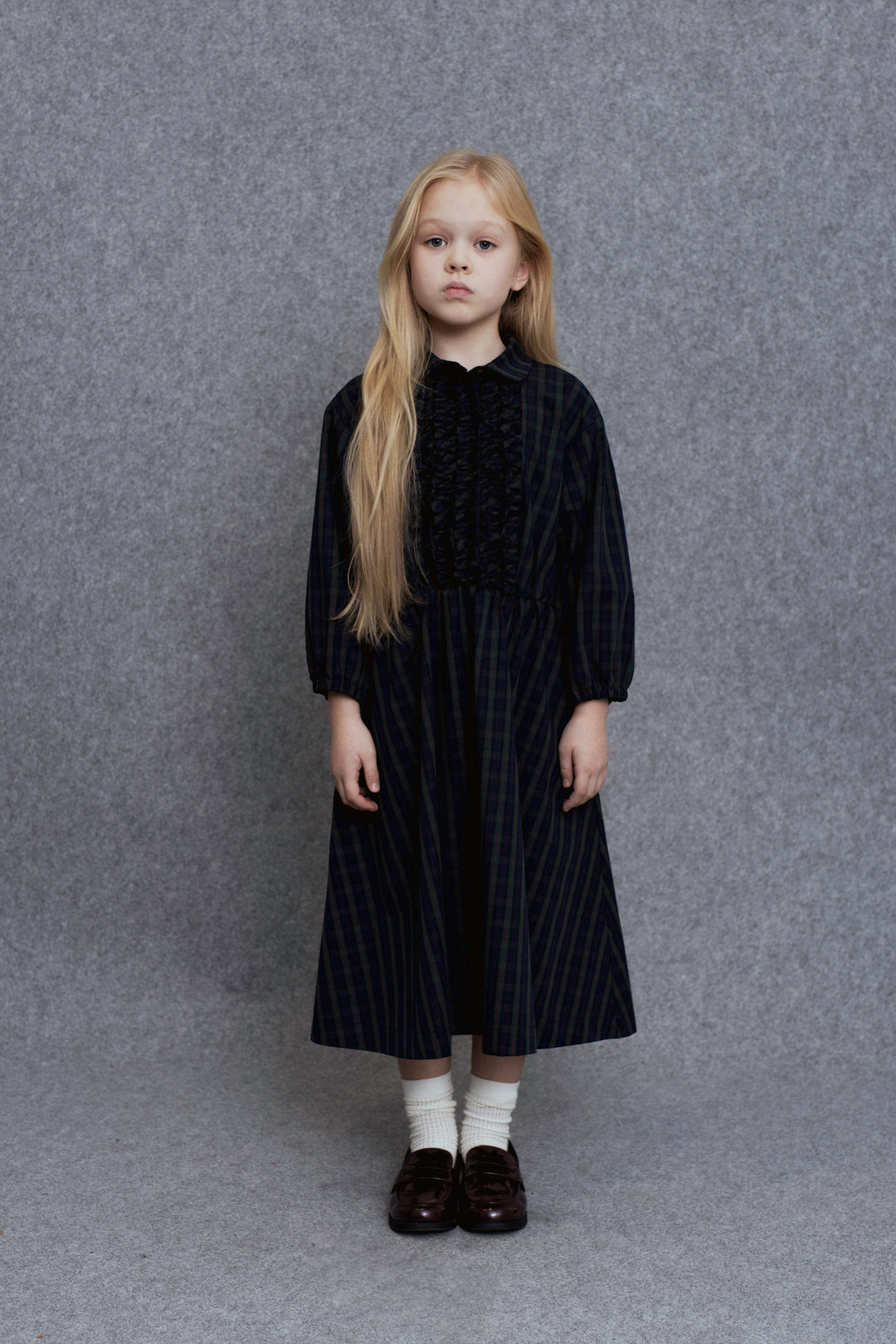 Weera-Dress-Green checks