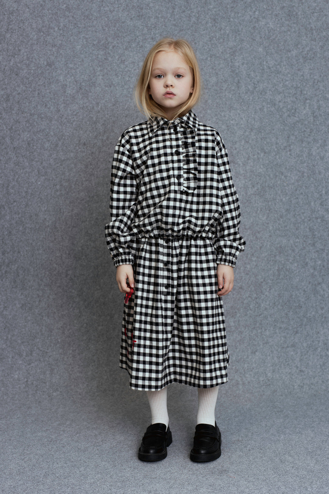 Dilon-Shirt-Black/White checks