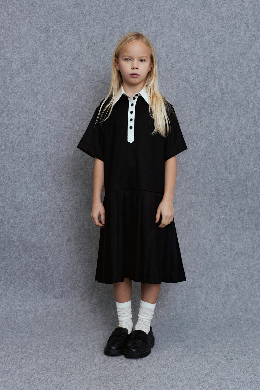 PREORDER FINAL SALE-Usa-Dress-Black milano