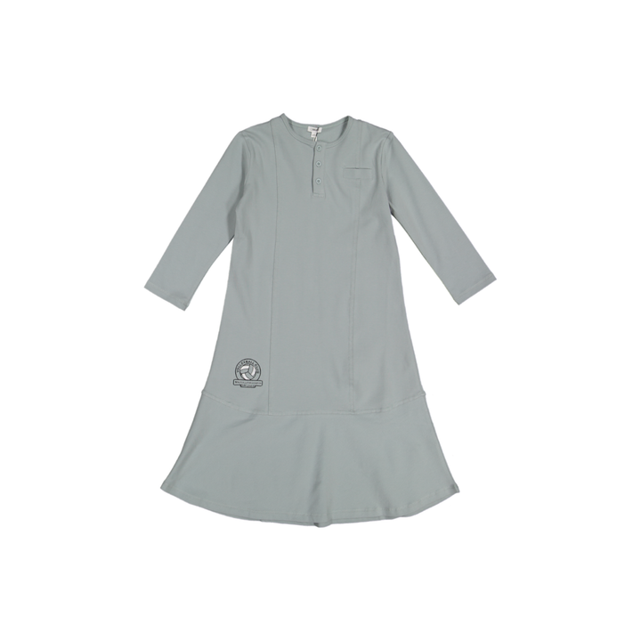 BTSS26011D-Volleyball Club 3/4 Sleeve Dress-Cloud Blue
