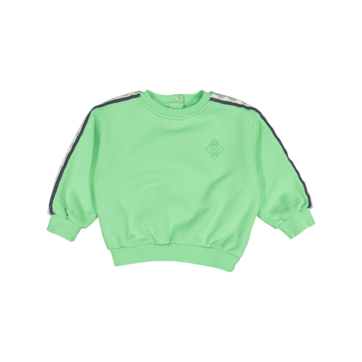 NICO SWEATSHIRT OVERSIZE BALOON FIT-BASIL GREEN