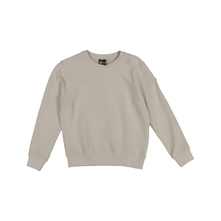 3697 OTTOMAN FABRIC CREW NECK SWEATSHIRT - HEMP