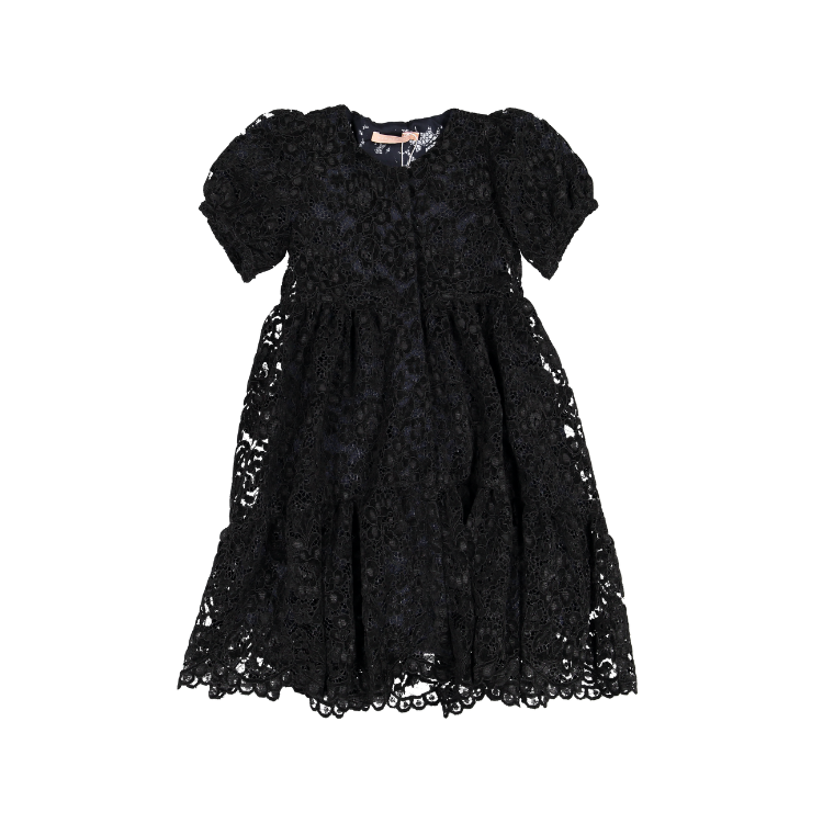 AW24-10/06-Ieva dress-Black velvet lace midi – whoopikids