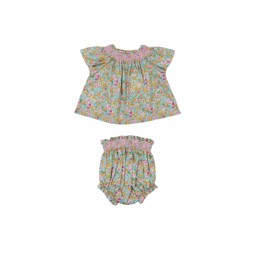 ANDREAS BABY BLOUSE/BLOOMER SET-Liberty