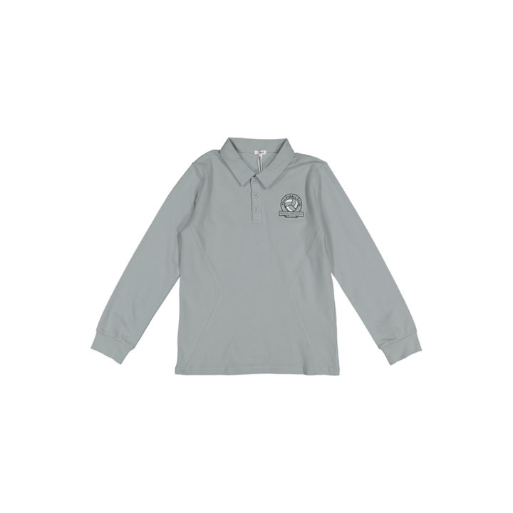 BTSS26011LP-Volleyball Club Long Sleeve Polo-Cloud Blue