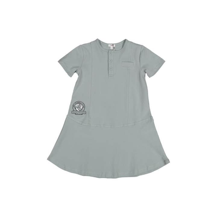 BTSS26011SSD-Volleyball Club Short Sleeve Dress-Cloud Blue