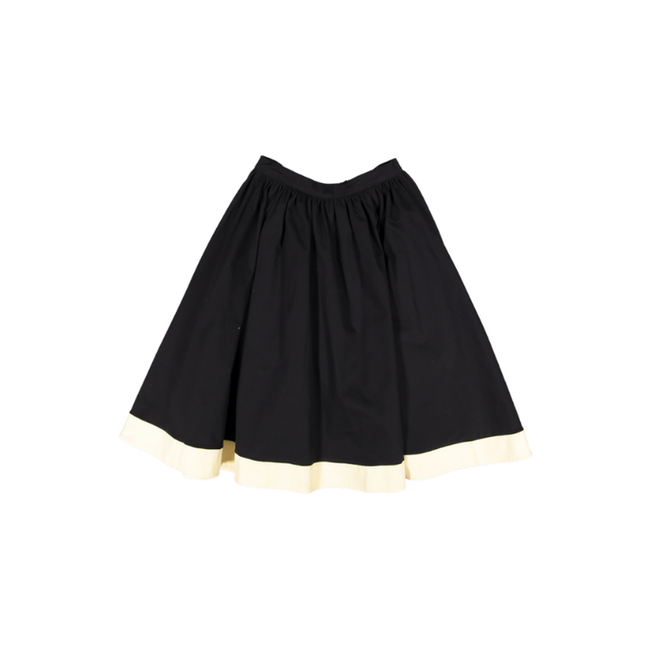 IN FULL SWING SKIRT LL-BLACK/CREAM