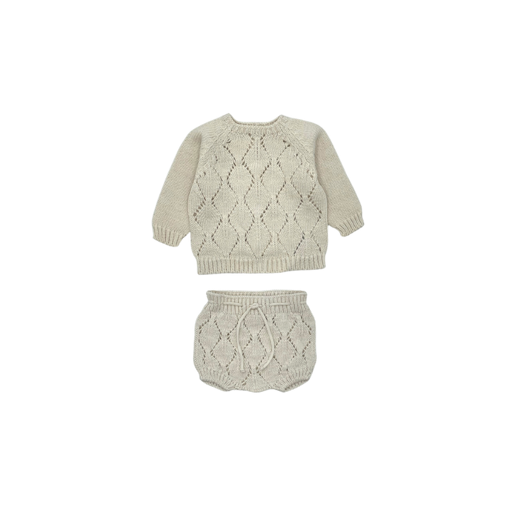 333/334-ARIAN/MADI KNIT SET-Cream