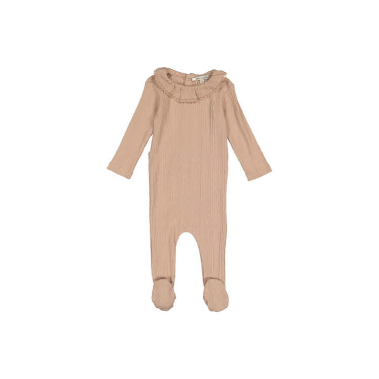 Bebe Collar Overall-Dusty Rose