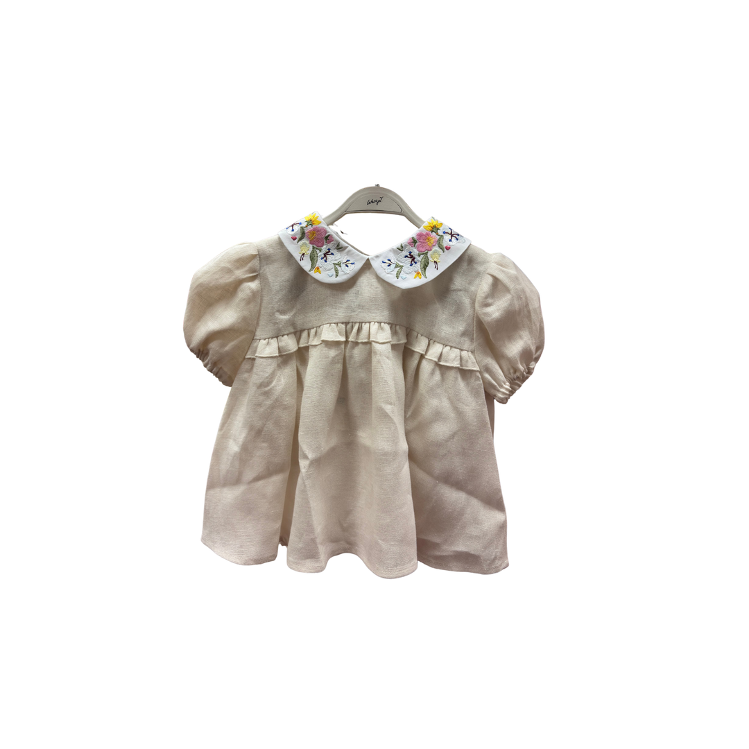 Special Edition Aria Baby Blouse Linen-Beige