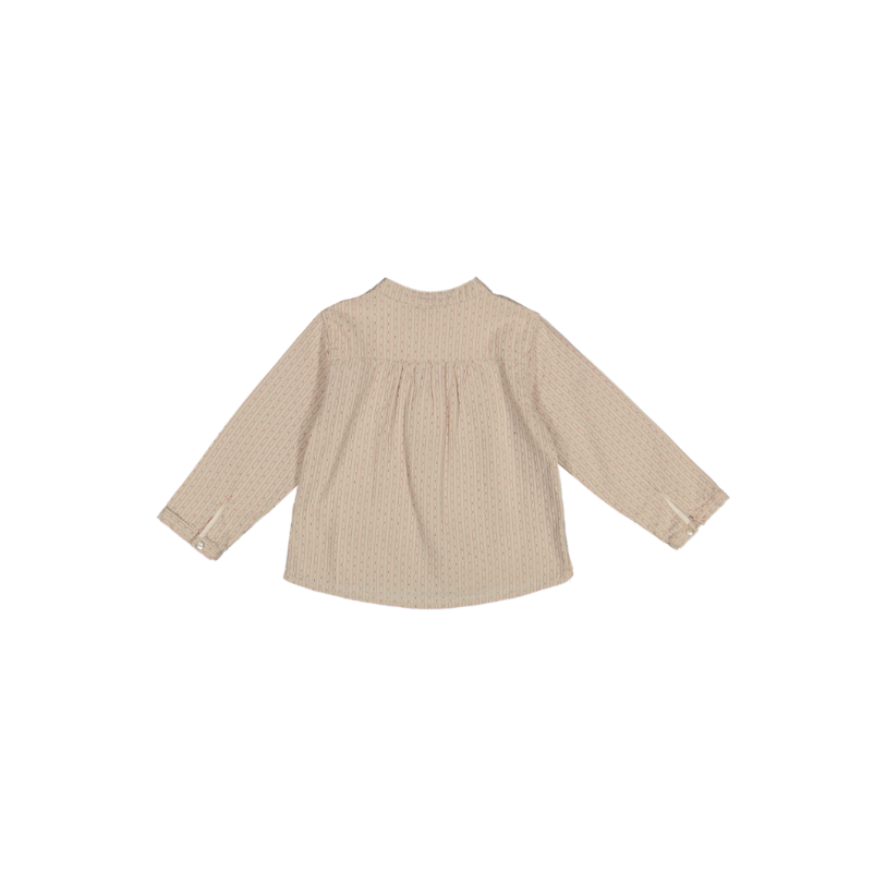 GEM STRIPE SHIRT-beige