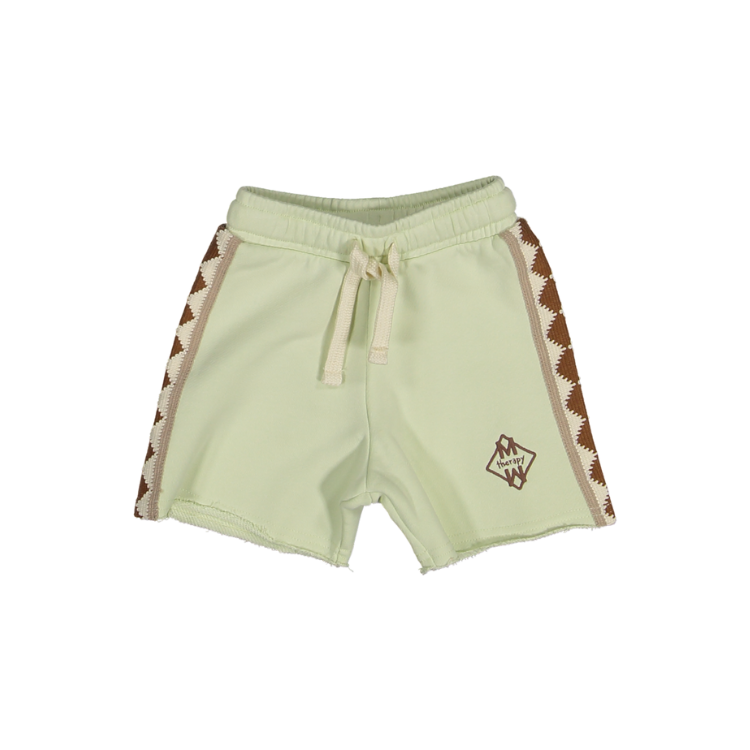 LINO SWEATSHORTS-Apple Green