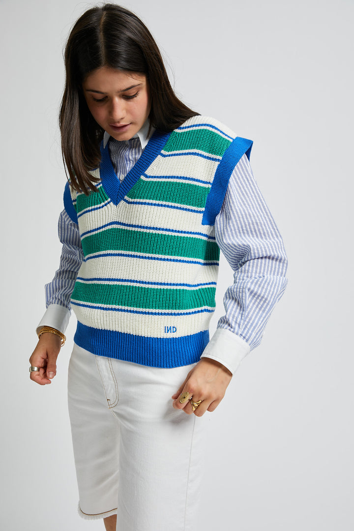 KNIT SWEATER VALENTINA-GREEN