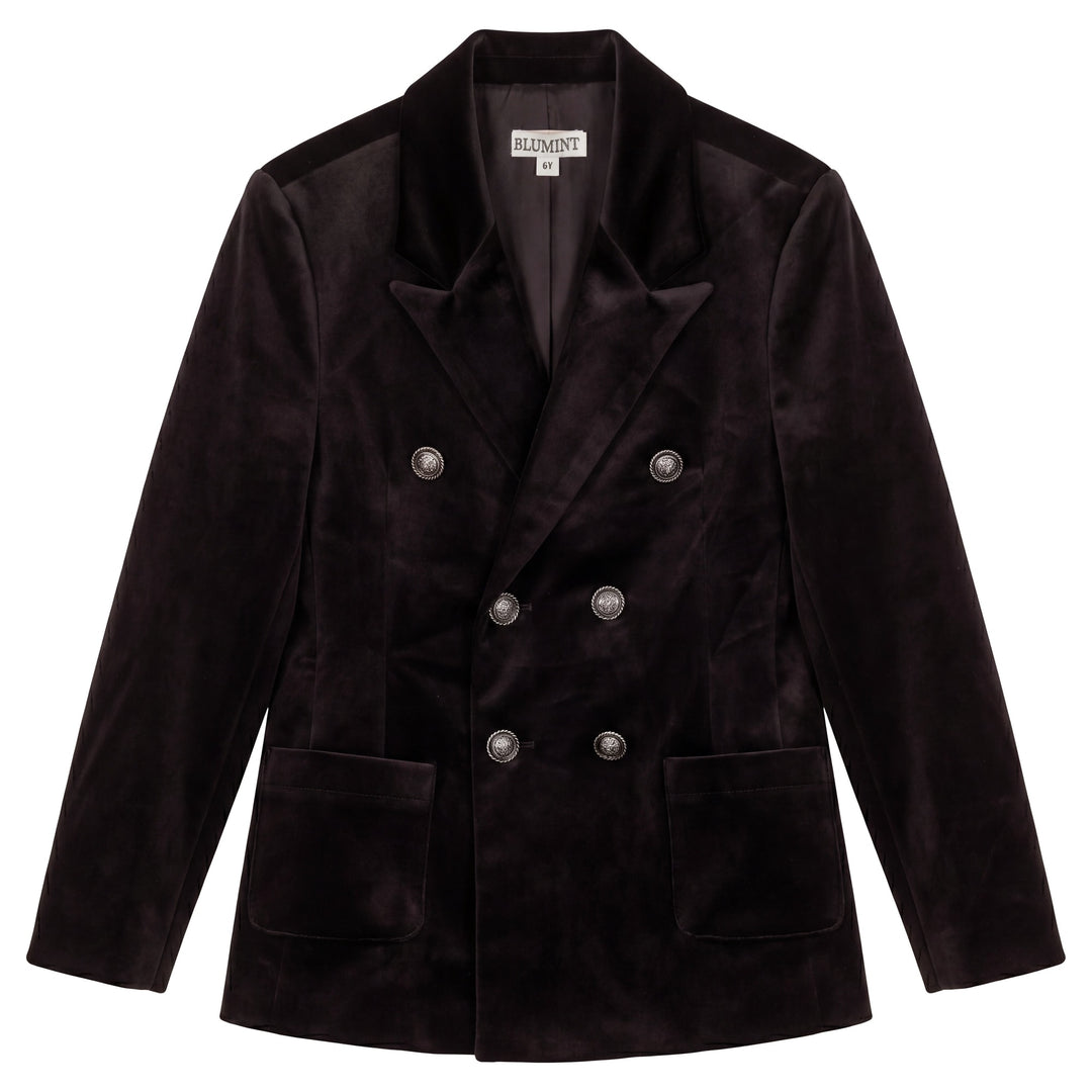 VALON VELVET BLAZER-BROWN