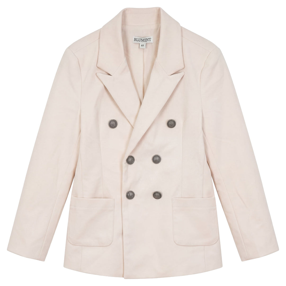 VALON VELVET BLAZER-CREAM