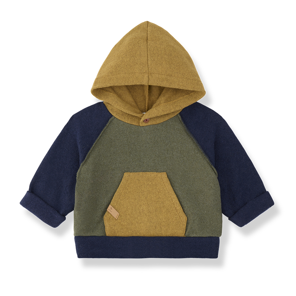 VAUGHAN HOODED SWEATER - KHAKI