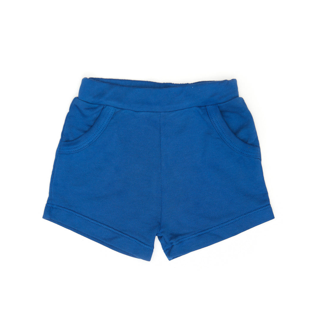 VF003/VF002 terry/top blue shorts-Natural Boats/Blue