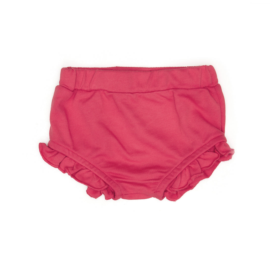 VF003/004-TERRY TOP/RED BLOOMER SET-Natural/Rosa red