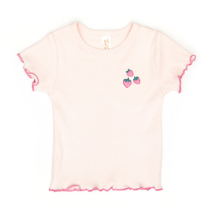 VR006/009 LARA TOP/RUFFLE BLOOMER SET-Light Pink