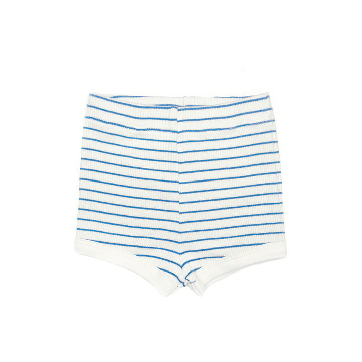 vr005/vroo7 short sleeve top/shorts set-Blue Stripes