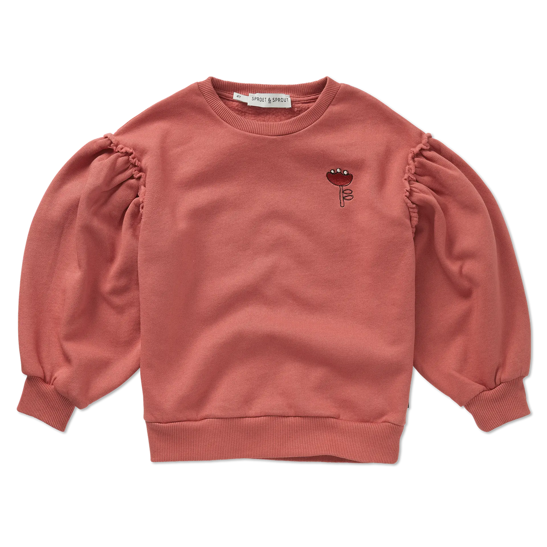 2427 SWEATSHIRT GIRLS PUFF SLEEVES - PALETTE