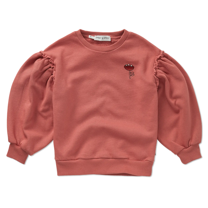 2427 SWEATSHIRT GIRLS PUFF SLEEVES - PALETTE