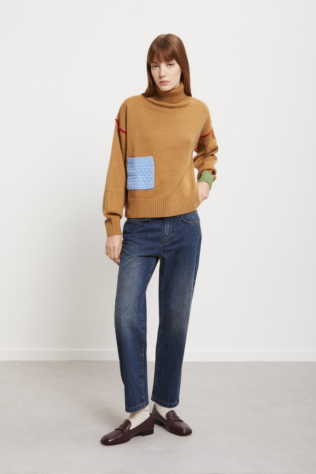 WAM DK9221-SWEATER-SESAMO