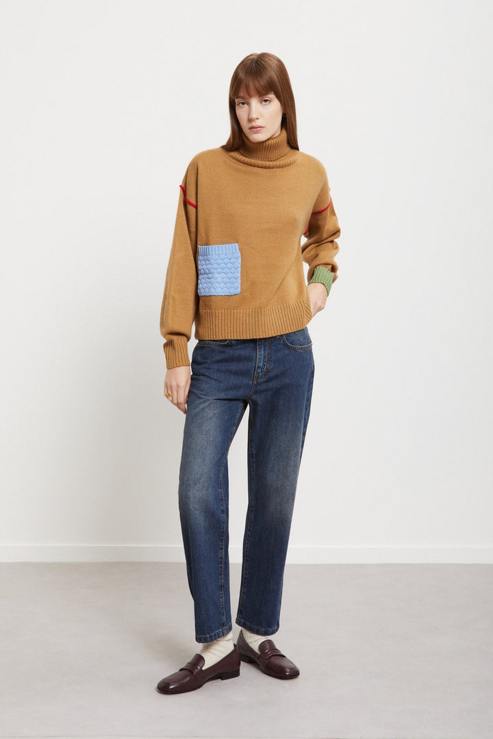 WAM DK9221-SWEATER-SESAMO