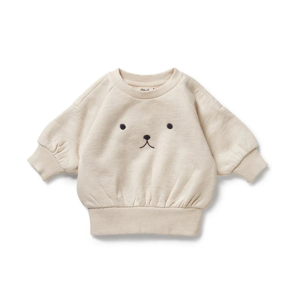 Oatmeal Organic Terry Sweat