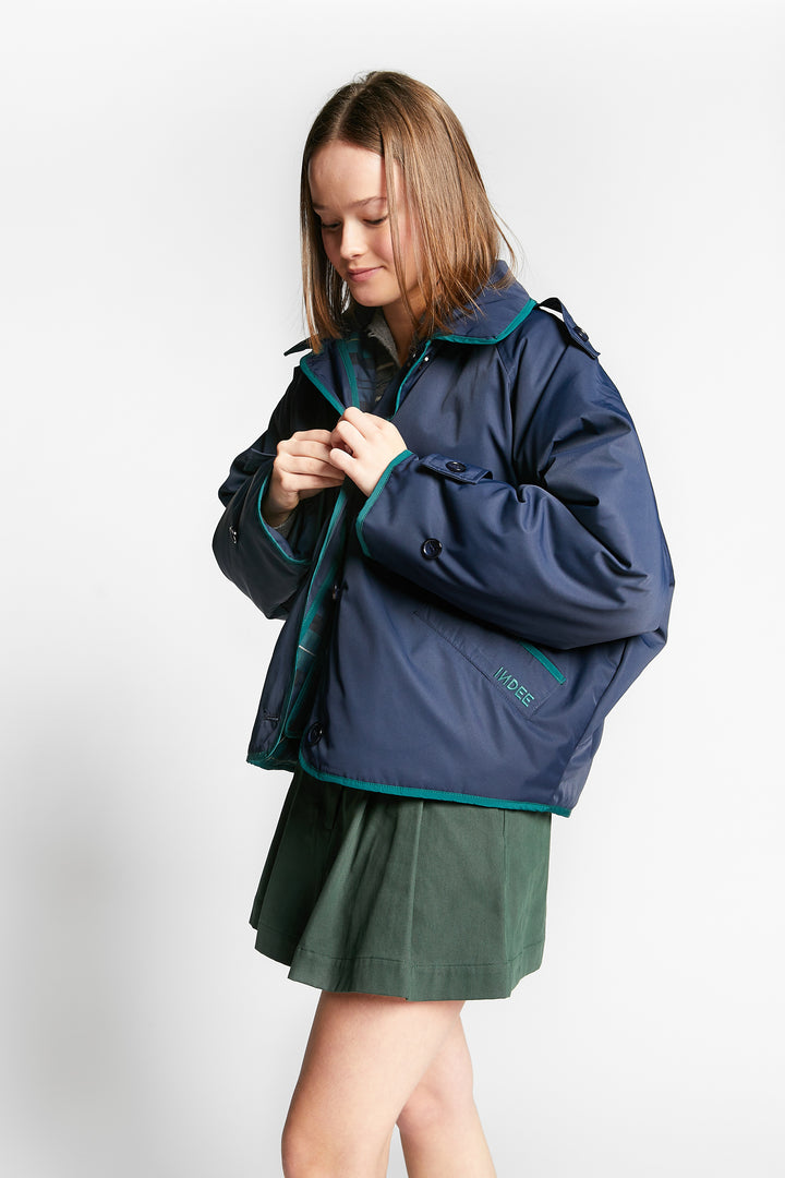 WINDY REVERSIBLE NYLON JACKET - NAVY