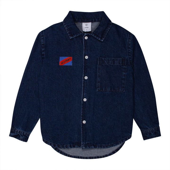 W96-KONS DENIM SHIRT-INDIGO MEDIUM W