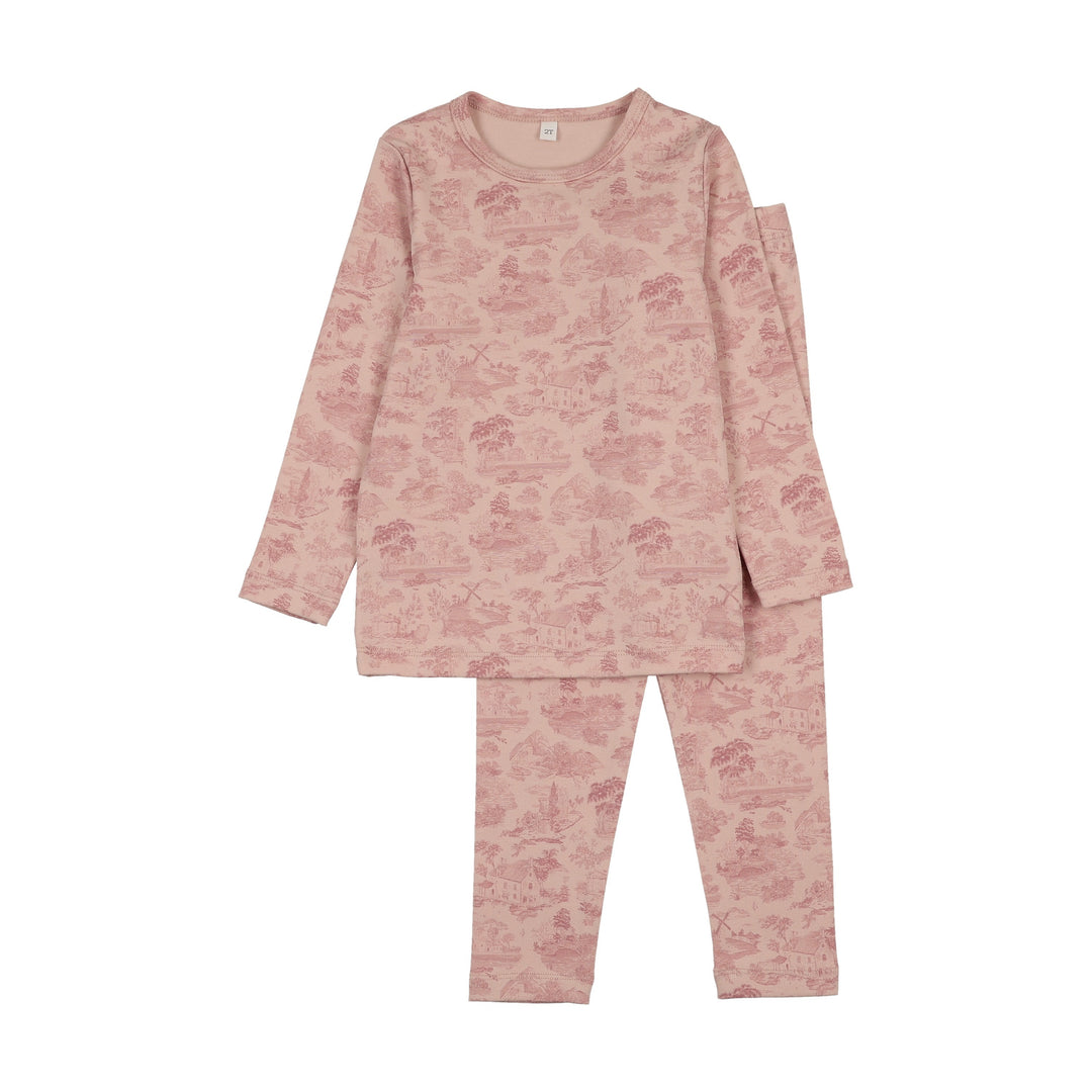 WP260040P Farmhouse (Toile) Pajama - Pink