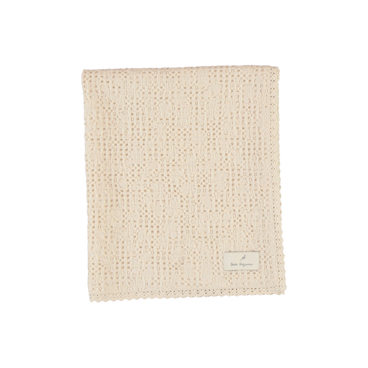 WAFFLE SIGNITURE BLANKET-Natural Waffle